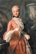 Portrait of Marie Kunigunde of Saxony (1740-1826), Abbess of Thorn and Essen, daughter of Augustus III of Poland Pietro Antonio Rotari